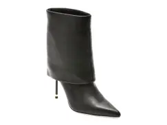 Botine elegante EPICA PREMIUM negre, 2478H, din piele naturala imagine