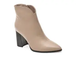 Botine elegante FLAVIA PASSINI gri, DX717, din piele naturala imagine