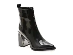 Botine elegante FLAVIA PASSINI negre, 82672, din piele naturala lacuita imagine