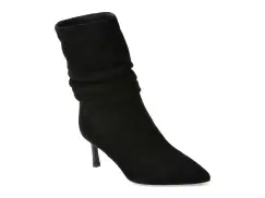Botine elegante FLAVIA PASSINI negre, 83315, din piele intoarsa imagine