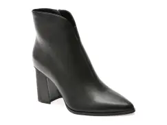 Botine elegante FLAVIA PASSINI negre, DX717, din piele naturala imagine