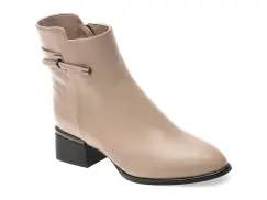 Botine EPICA gri, 105845, din piele naturala imagine