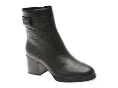 Botine EPICA negre, 2727, din piele naturala imagine