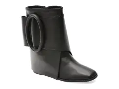 Botine EPICA negre, 2835, din piele naturala imagine