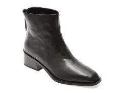 Botine EPICA negre, 96M509, din piele naturala imagine