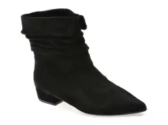 Botine EPICA negre, H3127J, din piele intoarsa imagine