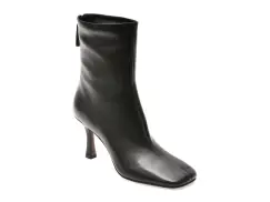 Botine EPICA PREMIUM negre, 01422EB, din piele naturala imagine