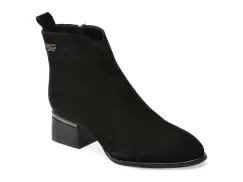 Botine FLAVIA PASSINI negre, 105841, din piele intoarsa imagine