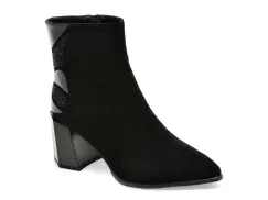 Botine FLAVIA PASSINI negre, 3R445, din piele intoarsa imagine