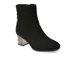 Botine FLAVIA PASSINI negre, 83331, din piele intoarsa imagine