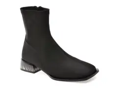 Botine FLAVIA PASSINI negre, 95261, din material textil imagine