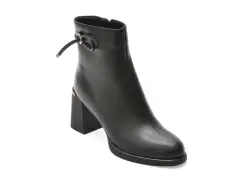 Botine FLAVIA PASSINI negre, B82762, din piele naturala imagine