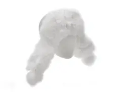 Caciula KLOP alba, ZIMUSKA, din piele naturala imagine