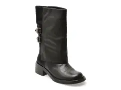 Cizme ALDO negre, W612D, din piele naturala imagine