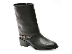 Cizme EPICA negre, 4F5319, din piele naturala imagine