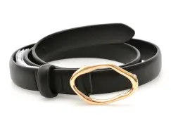 Curea ALDO neagra, OLLIVIA 970, din piele ecologica imagine