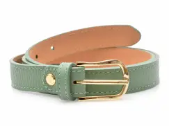 Curea EPICA verde, F33, din piele naturala imagine