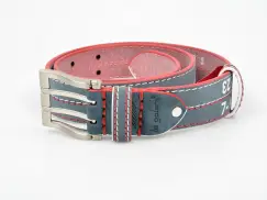 Curea LA GALERE albastra, 316169, din piele intoarsa imagine