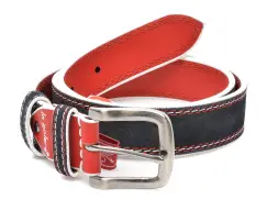 Curea LA GALERE bleumarin, 0971640, din piele intoarsa imagine