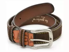 Curea LA GALERE maro, 0571640, din piele intoarsa imagine