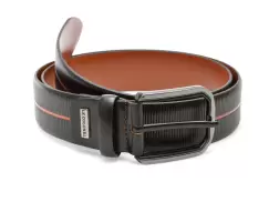 Curea LE COLONEL maro, 3693, din piele naturala imagine