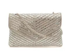 Geanta ALDO argintie, SPARKLEBAG 048, din piele ecologica imagine
