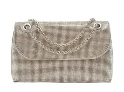 Geanta CALL IT SPRING argintie, LOVELLY 040, din piele ecologica imagine