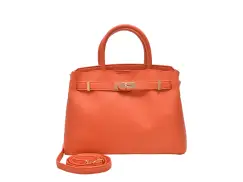 Geanta CALL IT SPRING portocalie, LEMERCIER 800, din piele ecologica imagine