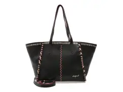 Geanta DESIGUAL neagra, WAXP95, din piele ecologica imagine