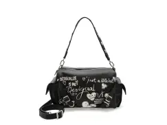 Geanta DESIGUAL neagra, WAXPA6, din piele ecologica imagine