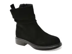 Ghete ALDO negre, 5103, din piele intoarsa imagine