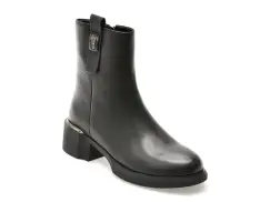 Ghete ALDO negre, AT91, din piele naturala imagine