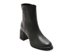 Ghete ALDO negre, D727, din piele naturala imagine