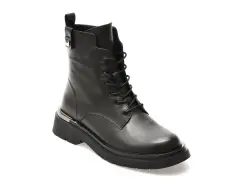 Ghete ALDO negre, M893, din piele naturala imagine