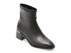 Ghete ALDO negre, MERAENDAR 001, din piele naturala imagine