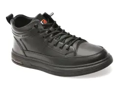 Ghete BITE THE BULLET negre, 82735, din piele naturala imagine