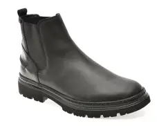 Ghete CALLAGHAN negre, 45116, din piele naturala imagine