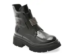 Ghete casual ALDO negre, K350040, din piele naturala lacuita imagine