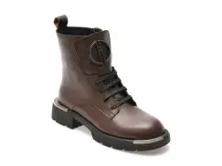 Ghete casual EPICA maro, 574233, din piele naturala imagine