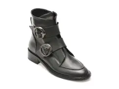 Ghete casual EPICA negre, 1329, din piele naturala imagine