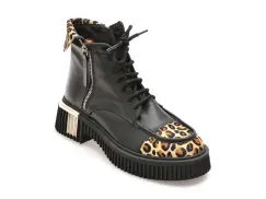 Ghete casual EPICA negre, 562114, din piele naturala imagine