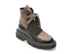 Ghete casual GRYXX gri, 30456, din piele intoarsa imagine