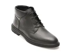 Ghete casual OTTER negre, A65, din piele naturala imagine