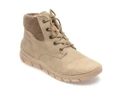 Ghete casual RIEKER bej, 55000, din piele ecologica imagine