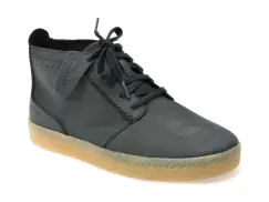 Ghete CLARKS bleumarin, STREETHILL MID, din nabuc imagine