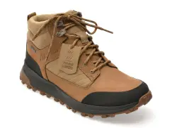 Ghete CLARKS gri, ATL TREK HI GTX, din nabuc imagine