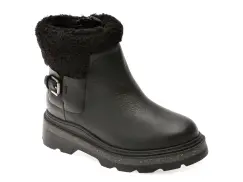 Ghete CLARKS negre, HENCROFT MADI WP, din piele naturala imagine