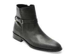 Ghete elegante ALDO negre, VISCO 004, din piele naturala imagine