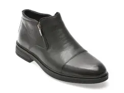 Ghete elegante GRYXX negre, 38090, din piele naturala imagine
