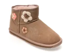 Ghete EMU maro, DAISY, din piele intoarsa imagine